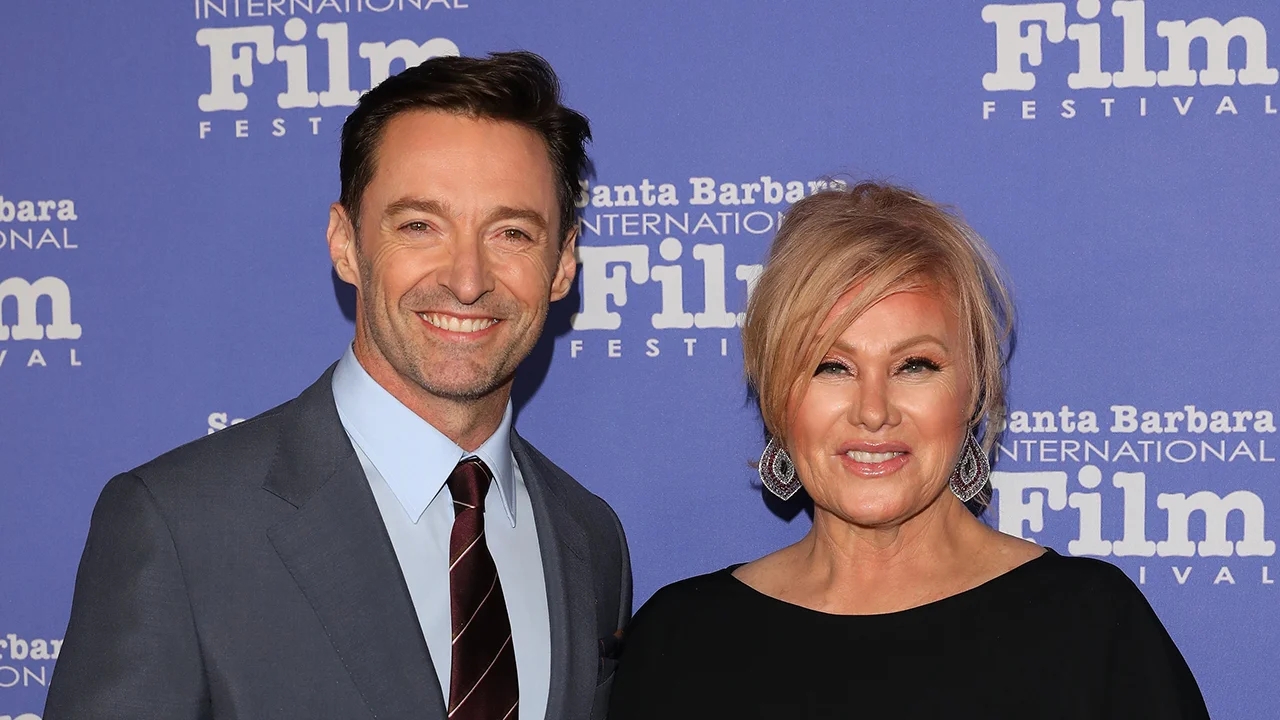 Hugh Jackman e Debora-Lee Furness ad un evento