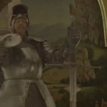 Un'immagine di Sir Cadogan nel terzo film della saga