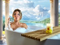 Sydney Sweeney lancia la saponetta fatta con l'acqua in cui ha fatto il bagno