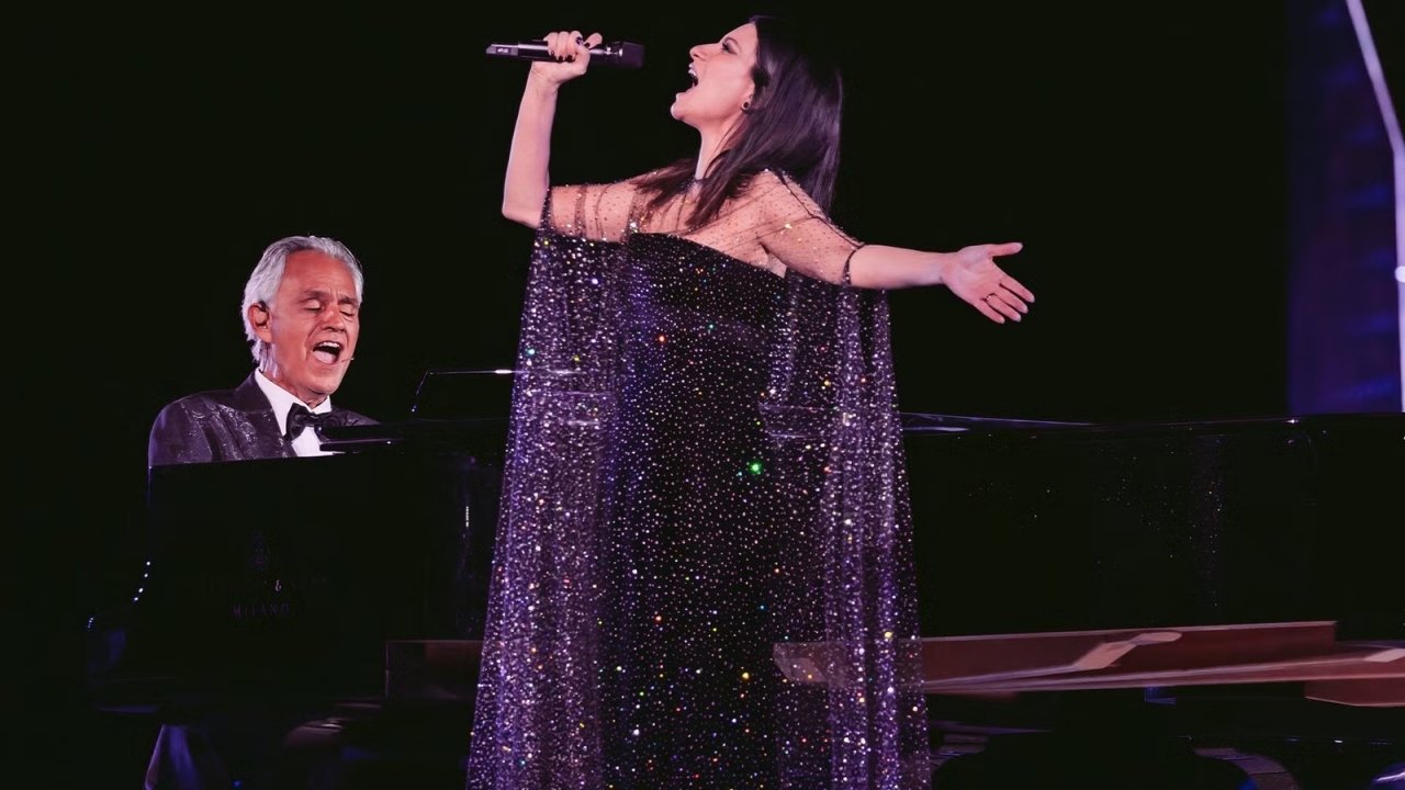 Andrea Bocelli e Laura Pausini