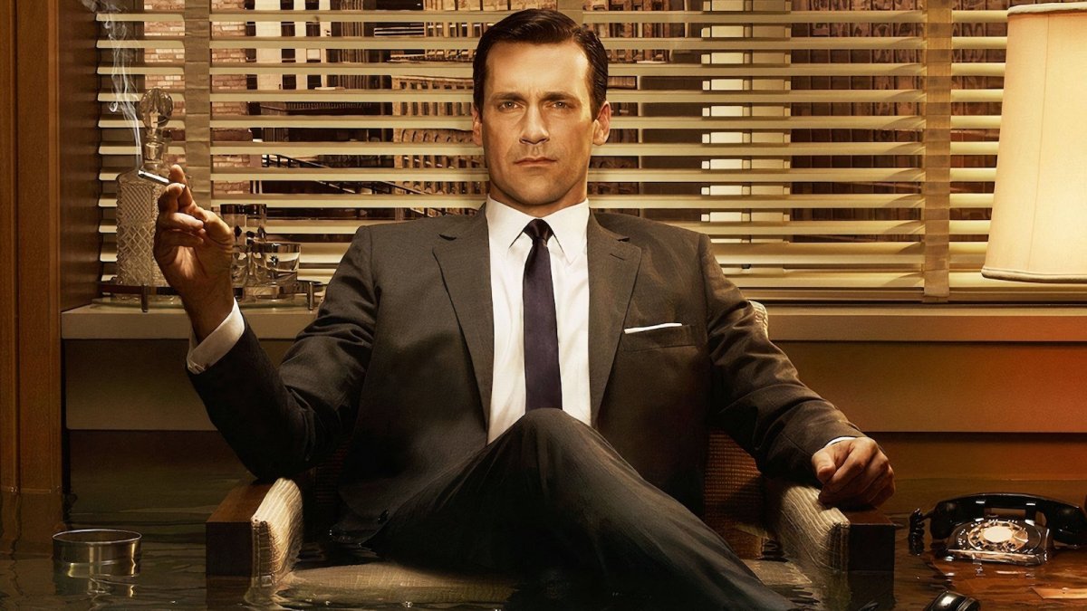 jon hamm i giovani attori di mad men provavano a fumare vere sigarette dopo tre giorni erano gialli 