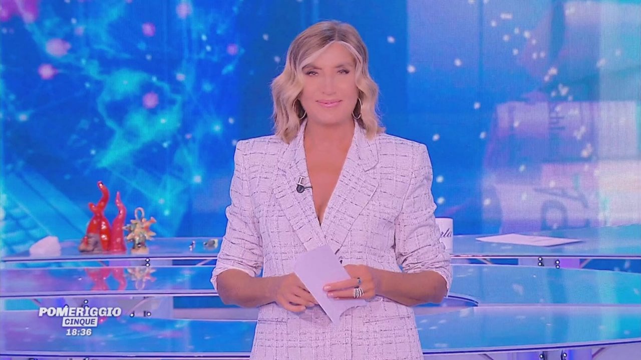 Myrta Merlino a Pomeriggio Cinque
