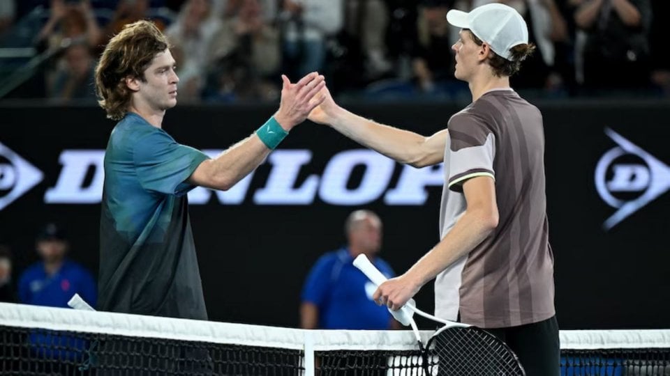 Rublev Sinner Australian Open