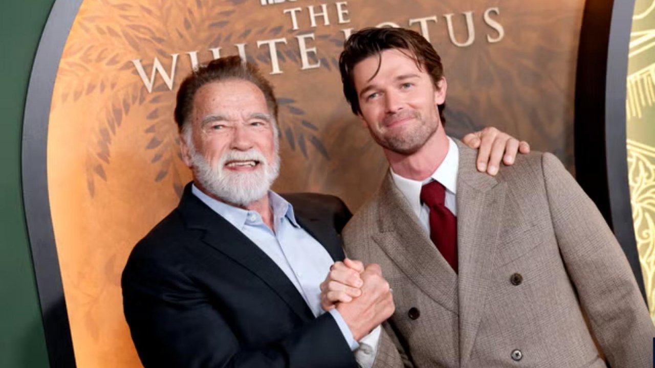 Arnold Schwarzenegger e il figlio Patrick