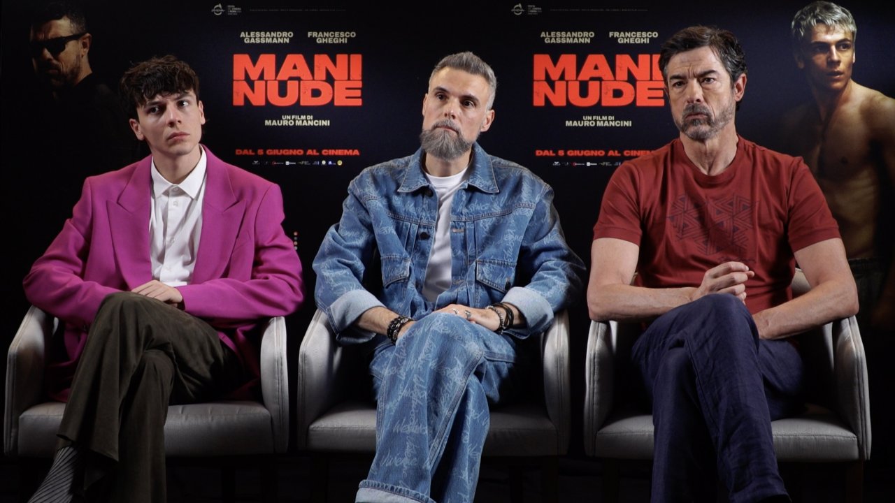 Francesco Gheghi, Mauro Mancini, Alessandro Gassmann durante la nostra intervista