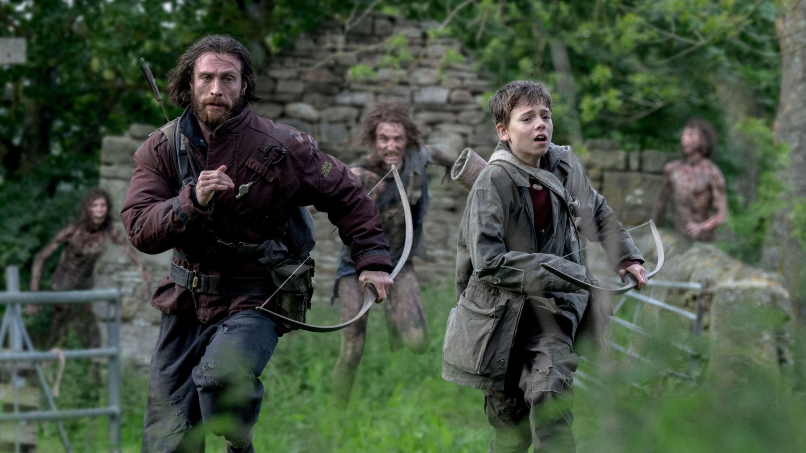 Aaron Taylor Johnson in fuga in una scena di 28 anni dopo