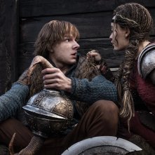 Dragon Trainer: Mason Thames e Nico Parker in una sequenza