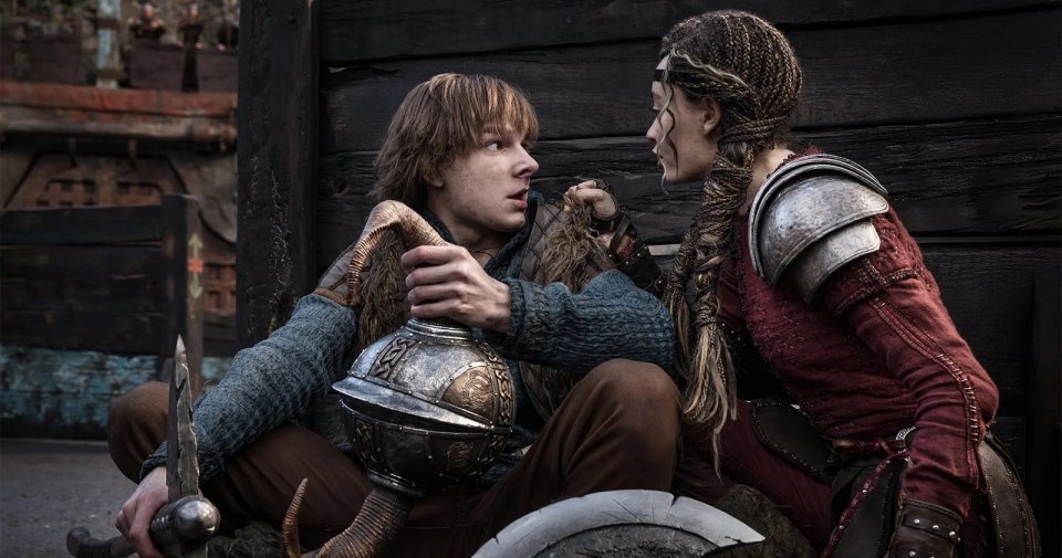 Dragon Trainer Mason Thames Nico Parker