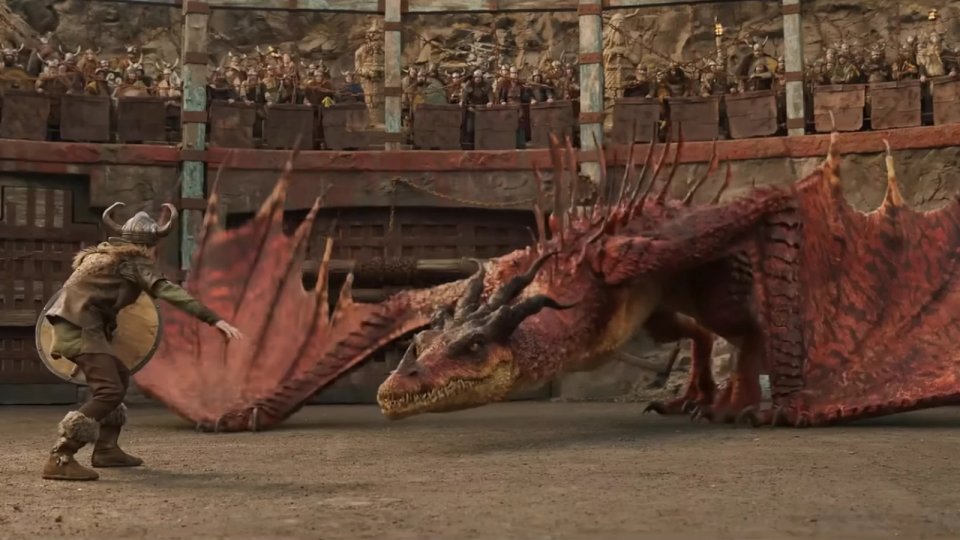 Dragon Trainer Nell Arena Con I Draghi