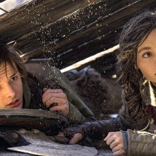 Dragon Trainer: Mason Thames e Nico Parker in un'immagine dal live-action