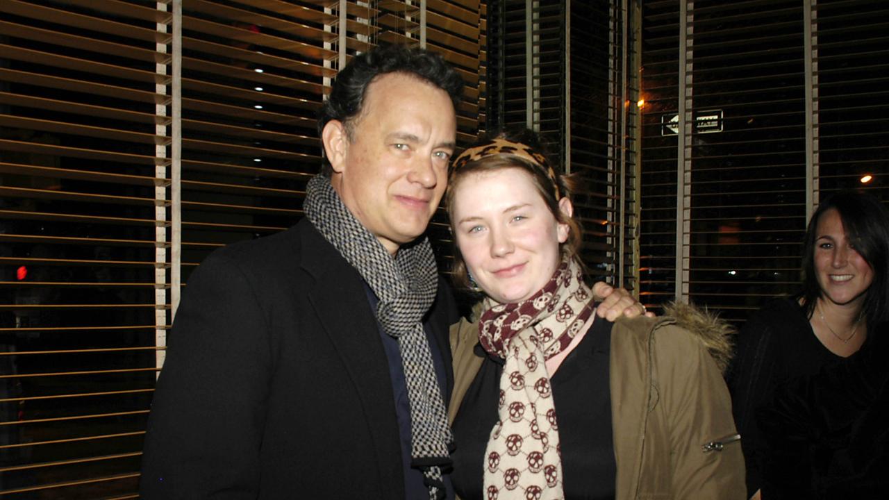 Tom Hanks insieme alla figlia E.A. Hanks