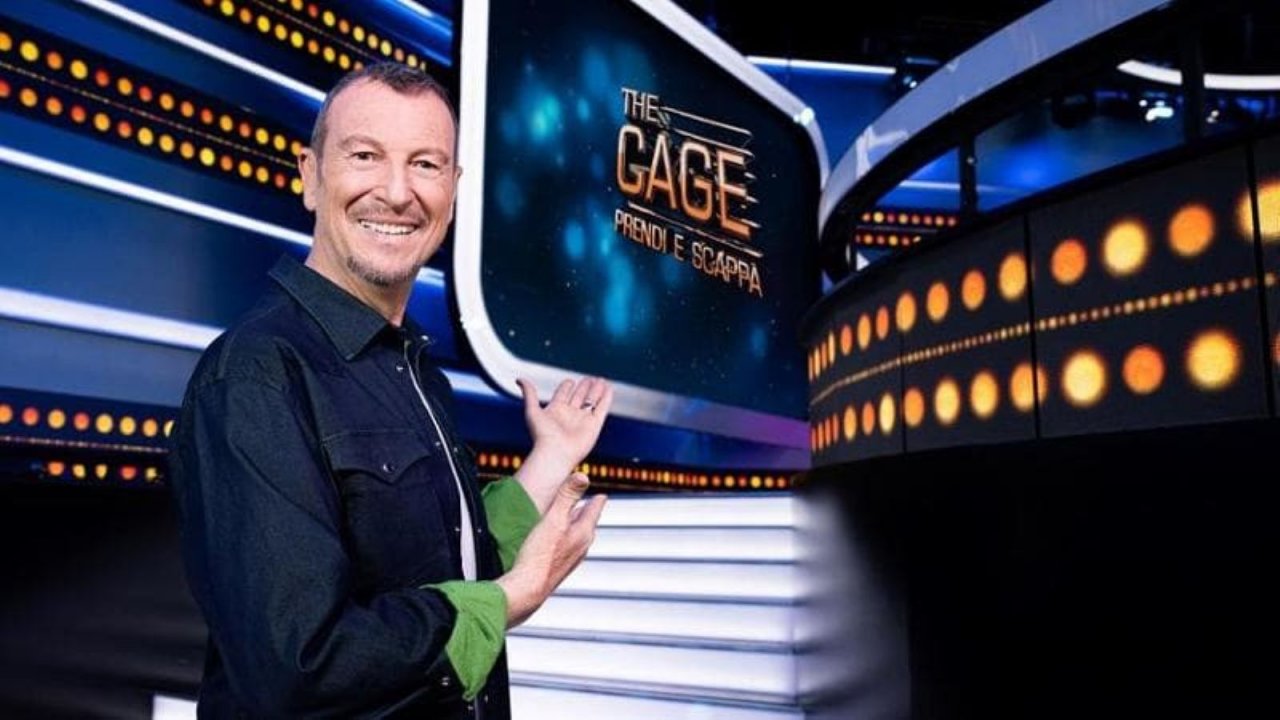 Amadeus presenta il nuovo programma The Cage – Prendi e Scappa