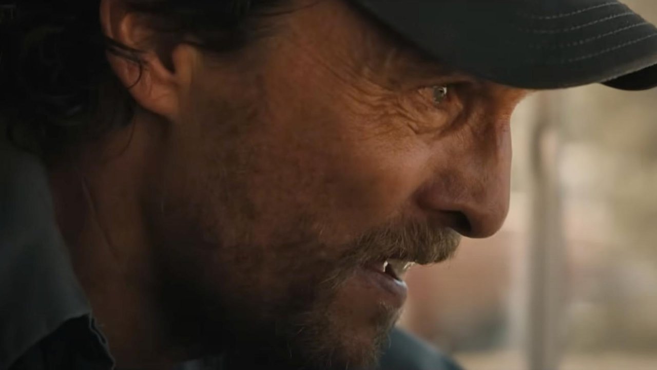 Matthew McConaughey in primissimo piano