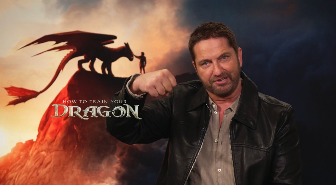 Dragon Trainer, intervista a Gerard Butler: "Dai draghi bisognerebbe imparare il rispetto"