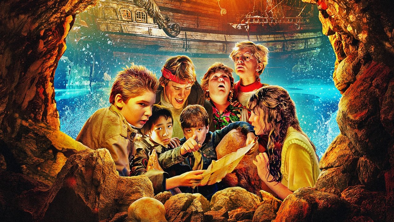 Un'immagine del cast dei Goonies
