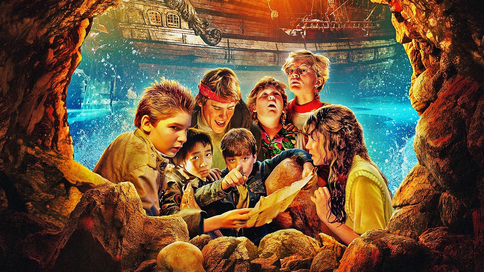 Un'immagine del cast dei Goonies