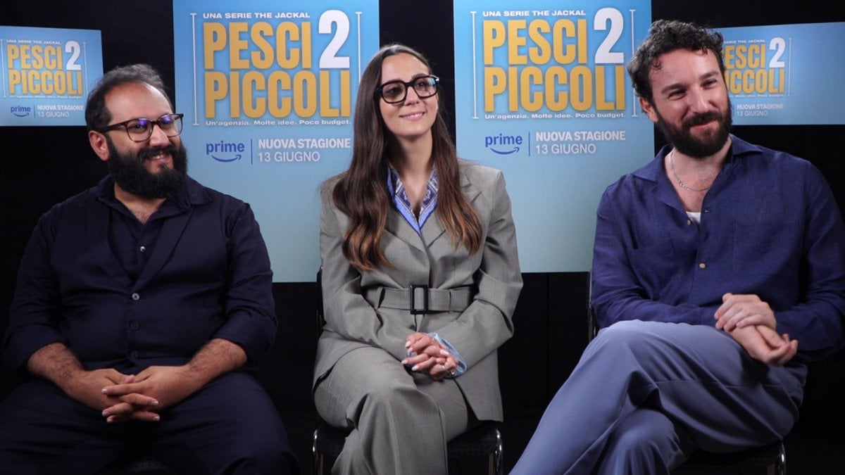 Pesci Piccoli 2, Fabio Balsamo, Aurora Leone e Francesco Ebbasta: "Dateci due minuti per liberare le risate!" Pesci Piccoli 2, Fabio Balsamo, Aurora Leone e Francesco Ebbasta: "Dateci due minuti per liberare le risate!"