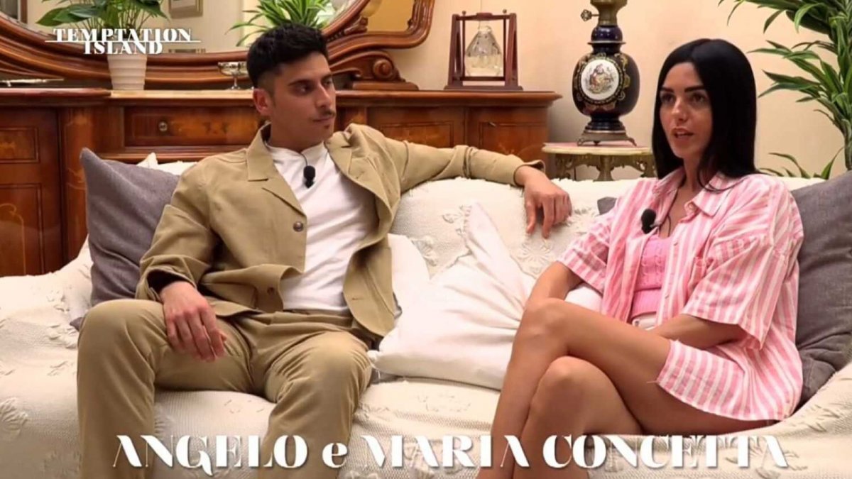 temptation island maria concetta e angelo sono la quarta coppia gelosia scotch e fiuto da investigatrice