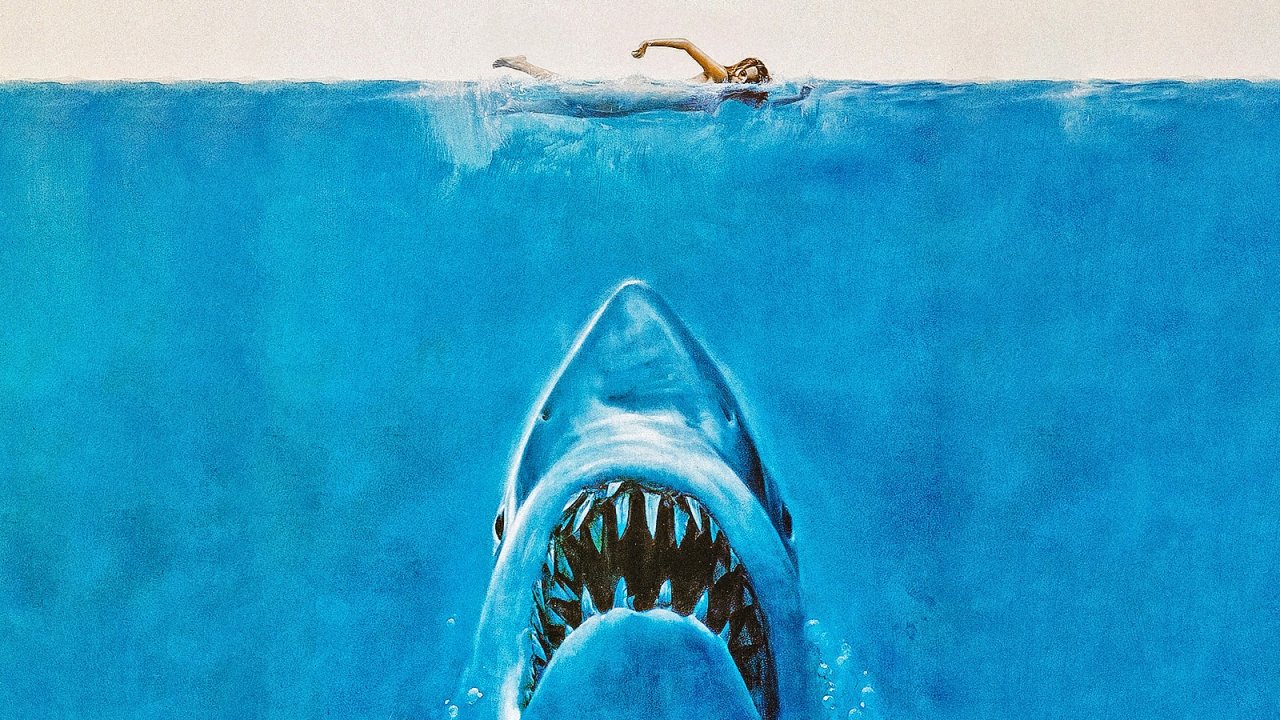 Un immagine de Lo Squalo di Steven Spielberg
