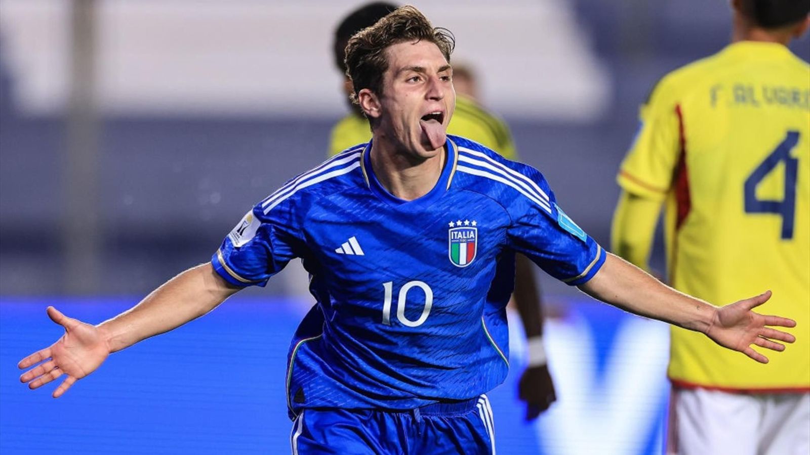 Baldanzi, autore del goal vincente contro la Romania