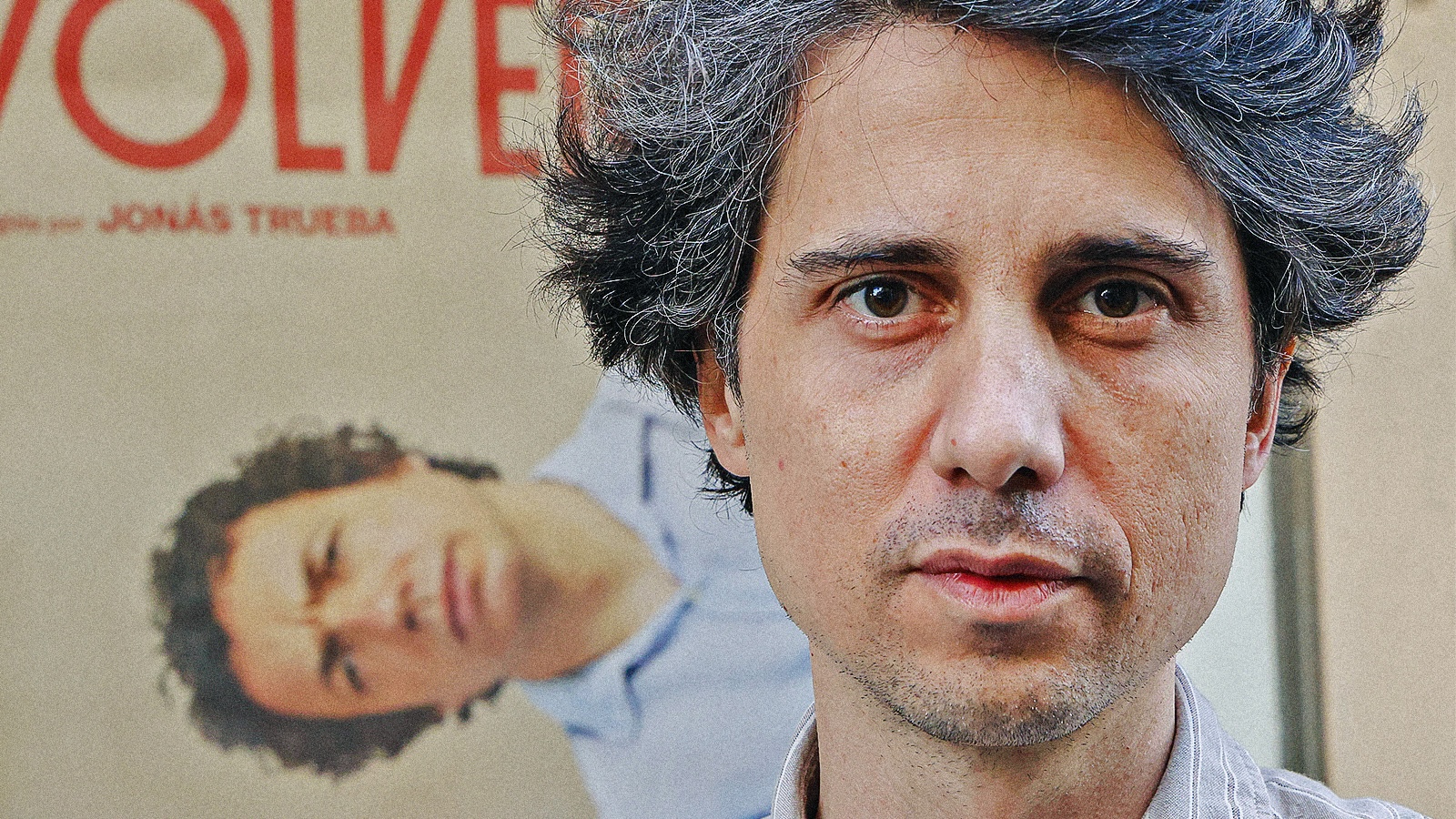 Il regista Jonas Trueba sul set del film con Fernando Trueba e Itsaso Arana