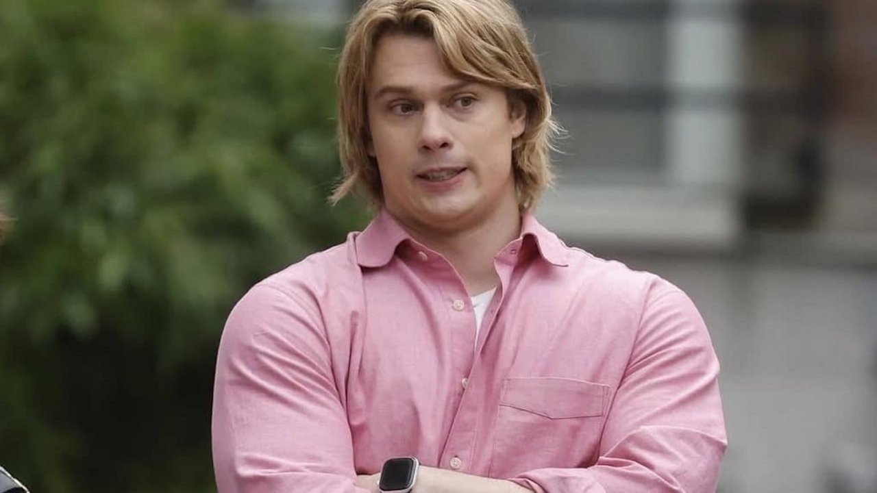 Nicholas Galitzine sul set di Masters of the Universe