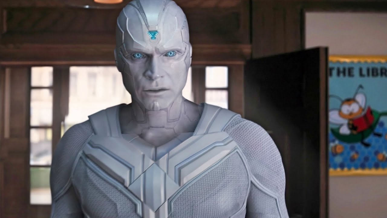 WandaVision, Paul Bettany è il Visione Bianco nella serie Marvel