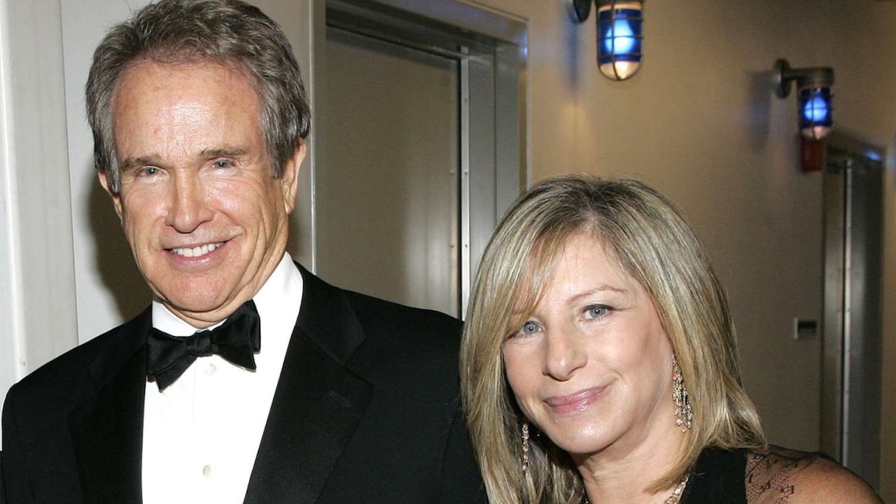 Barbra Streisand e Warren Beatty a un evento