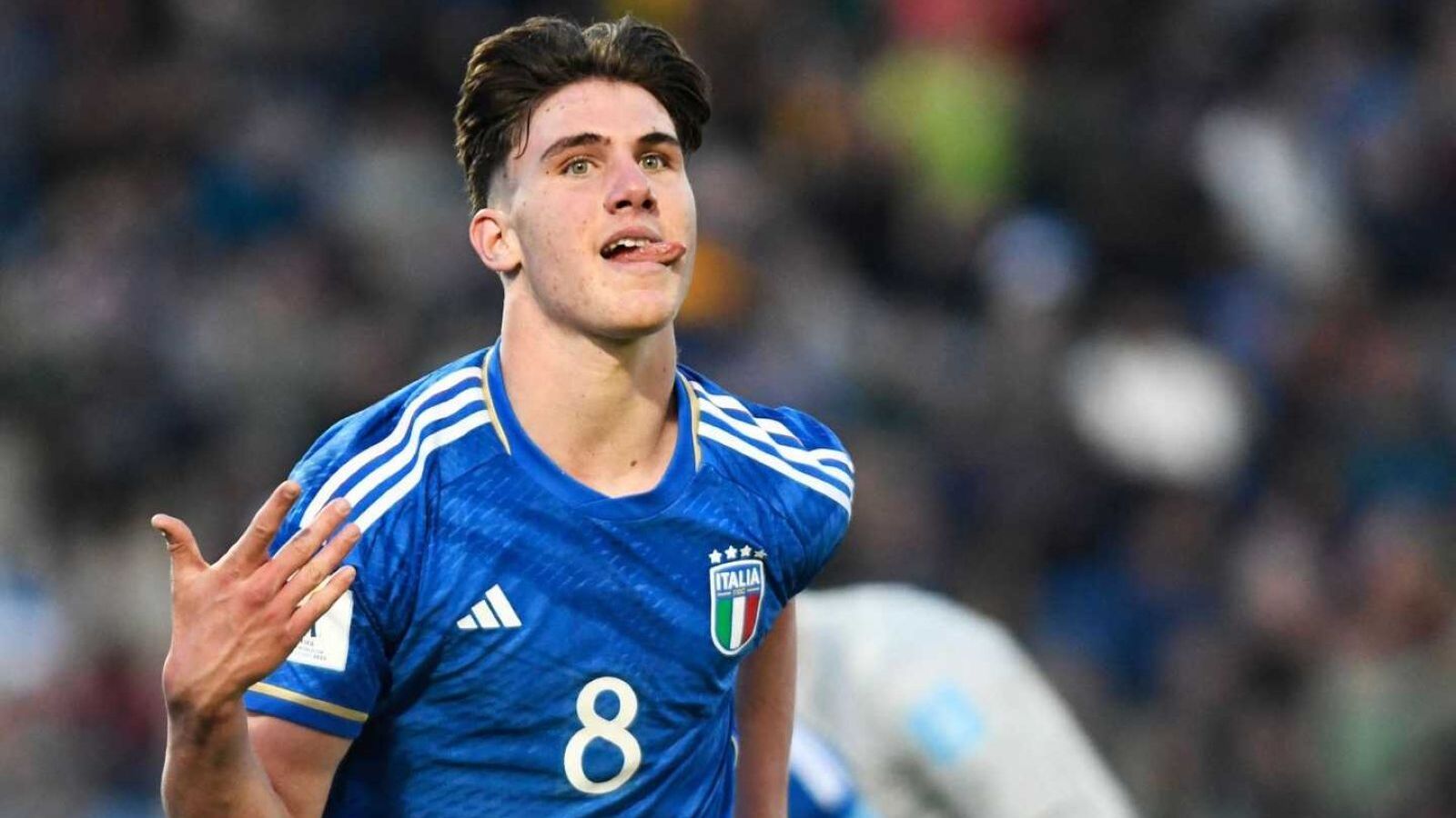 Casadei, autore del goal contro la Slovacchia