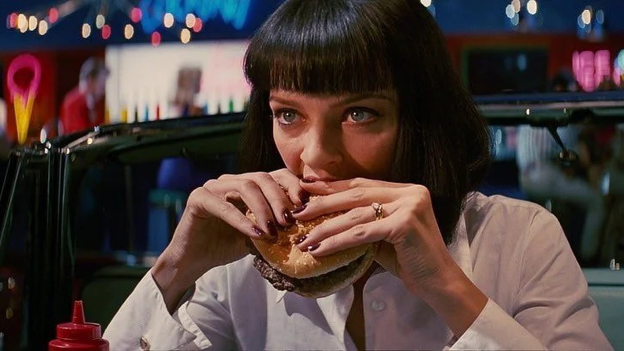 Una scena con Uma Thurman