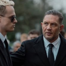 Una scena del funerale.