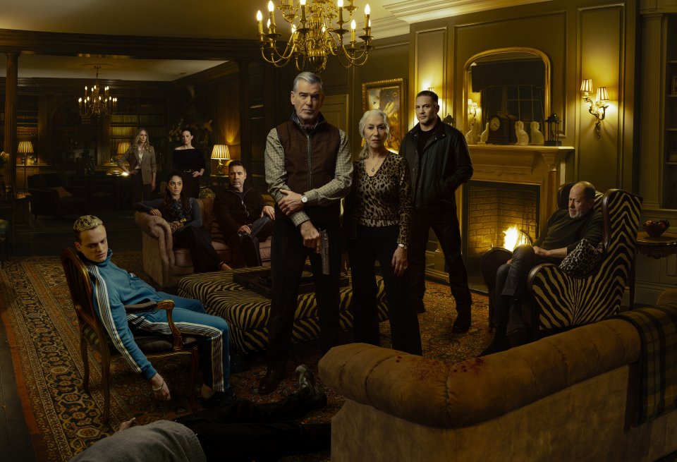 Mobland Cast Ritratto Famiglia Serie Tv Paramount Plus