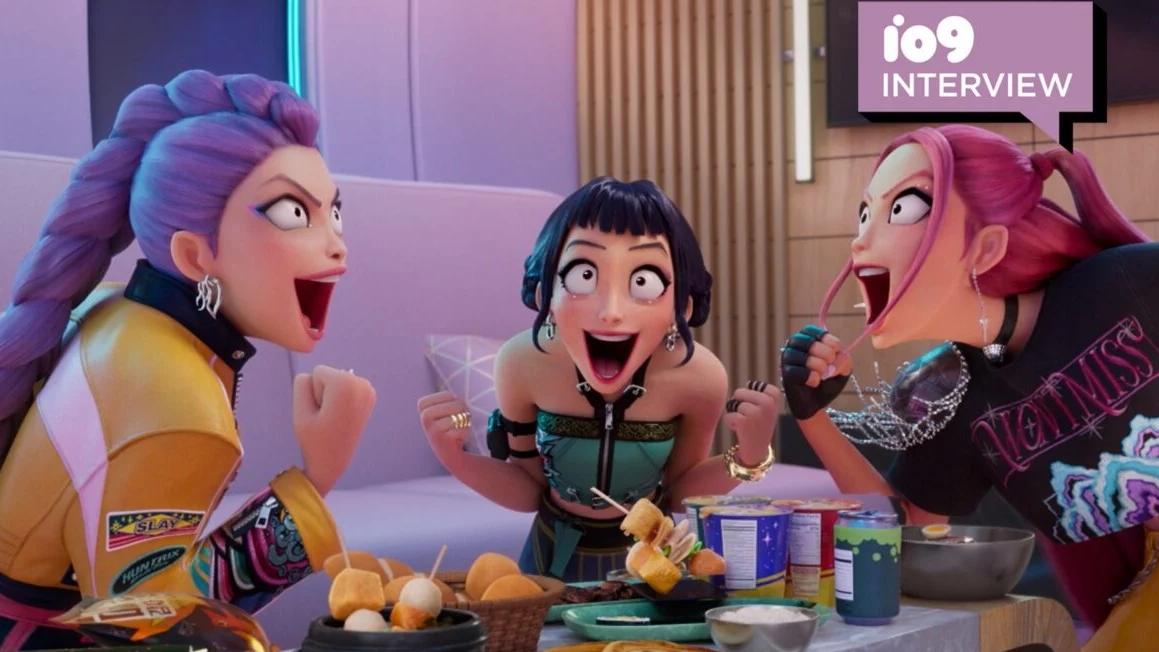 Una scena di KPop Demon Hunters