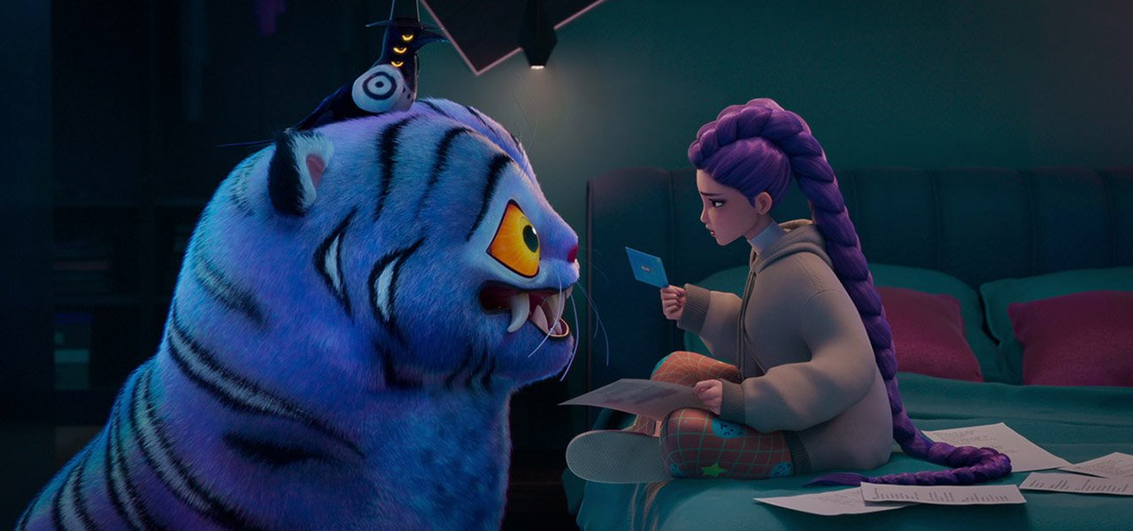 Una scena di Kpop Demon Hunters