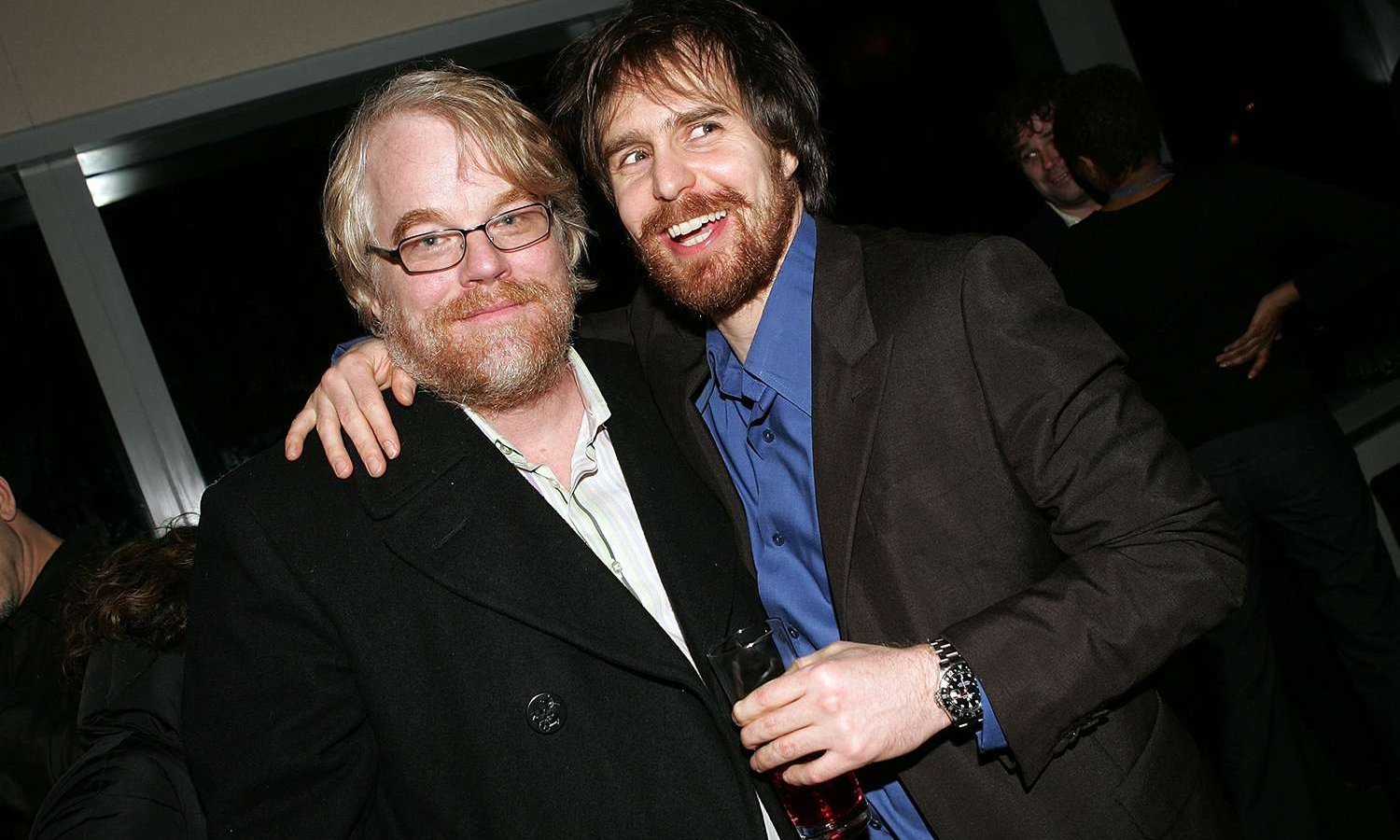 Philip Seymour Hoffman e Sam Rockwell insieme ad un evento