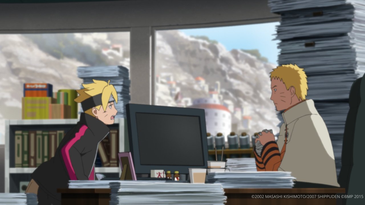 Una scena di Boruto