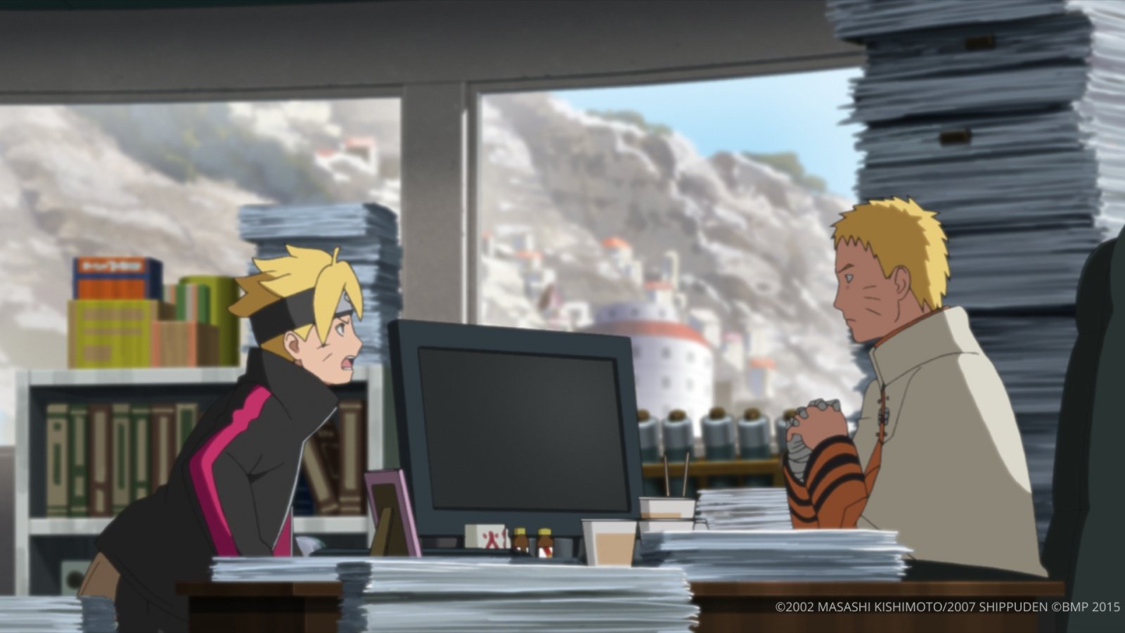 Una scena di Boruto