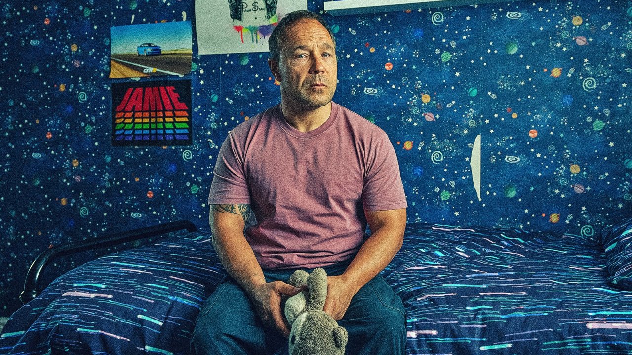 Stephen Graham in una scena di Adolescence