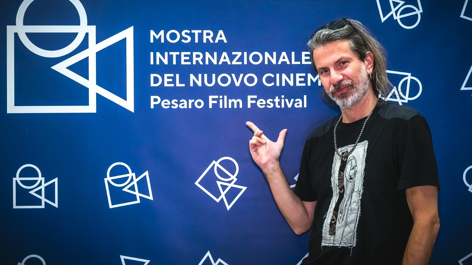 Rodrigo D'erasmo, giurato alla Mostra Internazionale del Nuovo Cinema di Pesaro