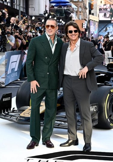 F1 Brad Pitt Tom Cruise London Premiere 2