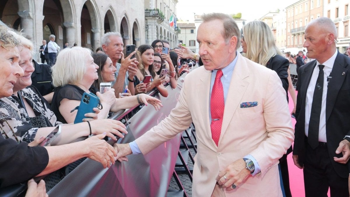 Kevin Spacey ringrazia Franco Nero all Kevin Spacey ringrazia Franco Nero all