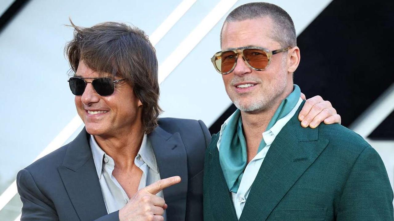 Tom Cruise e Brad Pitt alla premiere di F1
