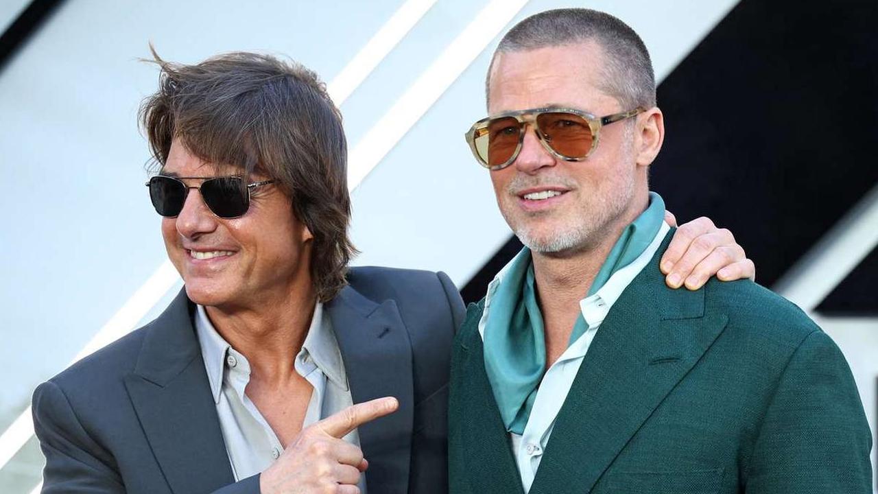 Brad Pitt sul red carpet di F1 con l'amico Tom Cruise