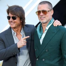 F1: Brad Pitt e l'amico Tom Cruise alla premiere londinese