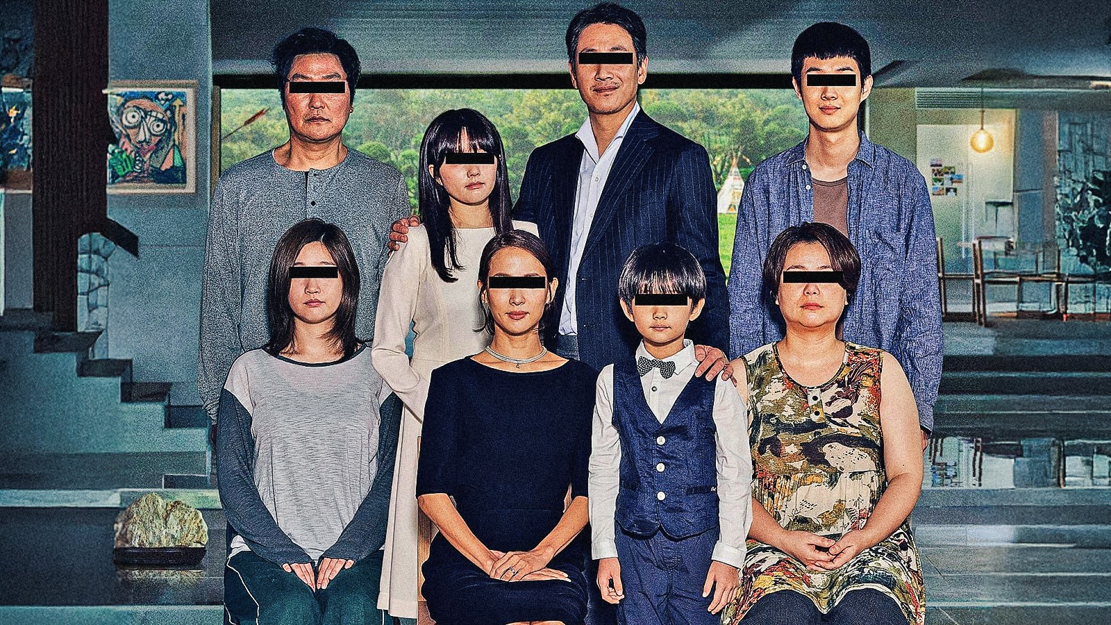 Un'immagine del film Parasite