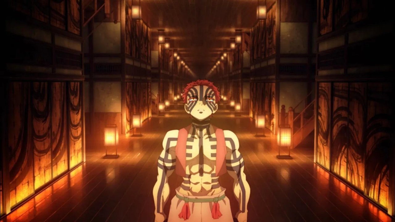 Una scena di Demon Slayer