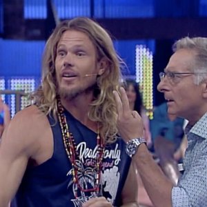 Daniel Nilsson con Paolo Bonolis ad Avanti un Altro