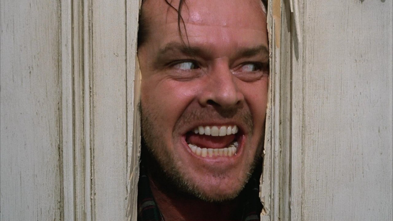 Shining, Jack Nicholson in una scena