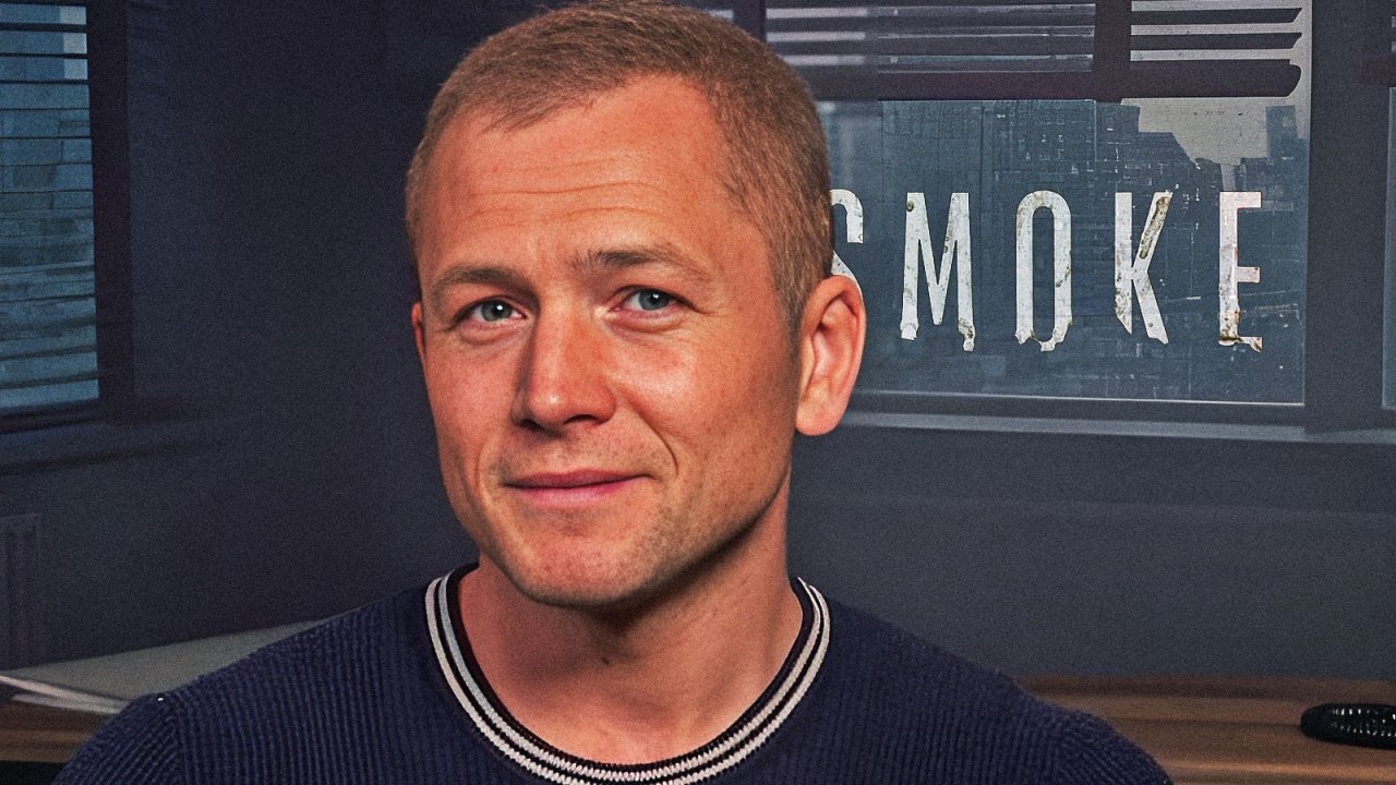 Taron Egerton durante la nostra intervista per Smoke - Tracce di fuoco