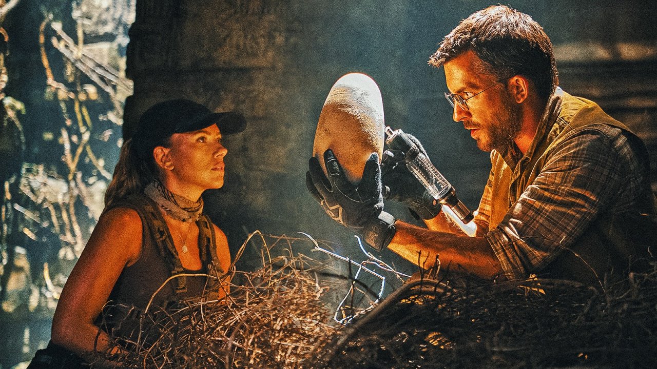 Una scena di Jurassic World - La rinascita